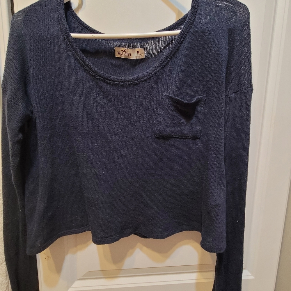 Navy Blue Knit Sweater